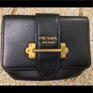 Prada city calf cahier belt bag
